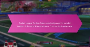 Read more about the article Rocket League Einlöse-Codes: Ankündigungen in sozialen Medien, Influencer-Kooperationen, Community-Engagement