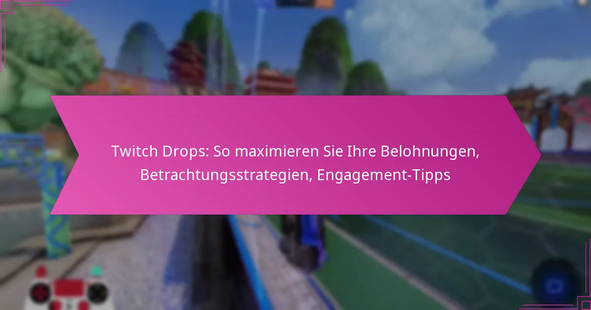 Read more about the article Twitch Drops: So maximieren Sie Ihre Belohnungen, Betrachtungsstrategien, Engagement-Tipps